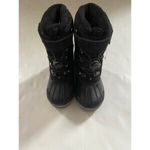 Lands End Black Snow Boots